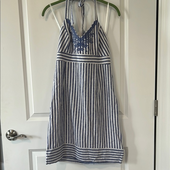 Vineyard Vines Blue and White Striped Dress - Picture 1 of 8